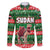 Sudan Christmas Family Matching Summer Maxi Dress and Hawaiian Shirt with Green Red Xmas Camel Snowflake and Coat of Arms - Wonder Print Shop