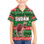 Sudan Christmas Hawaiian Shirt with Green Red Xmas Camel Snowflake and Coat of Arms - Wonder Print Shop