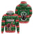 Sudan Christmas Hoodie with Green Red Xmas Camel Snowflake and Coat of Arms - Wonder Print Shop