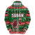 Sudan Christmas Hoodie with Green Red Xmas Camel Snowflake and Coat of Arms - Wonder Print Shop