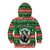 Sudan Christmas Kid Hoodie with Green Red Xmas Camel Snowflake and Coat of Arms - Wonder Print Shop