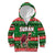 Sudan Christmas Kid Hoodie with Green Red Xmas Camel Snowflake and Coat of Arms - Wonder Print Shop