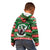 Sudan Christmas Kid Hoodie with Green Red Xmas Camel Snowflake and Coat of Arms - Wonder Print Shop