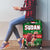 Sudan Christmas Luggage Cover with Green Red Xmas Camel Snowflake and Coat of Arms - Wonder Print Shop