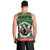 Sudan Christmas Men Tank Top with Green Red Xmas Camel Snowflake and Coat of Arms - Wonder Print Shop