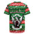 Sudan Christmas Rugby Jersey with Green Red Xmas Camel Snowflake and Coat of Arms - Wonder Print Shop