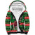 Sudan Christmas Sherpa Hoodie with Green Red Xmas Camel Snowflake and Coat of Arms - Wonder Print Shop