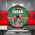 Sudan Christmas Spare Tire Cover with Green Red Xmas Camel Snowflake and Coat of Arms - Wonder Print Shop