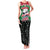 Sudan Christmas Family Matching Tank Maxi Dress and Hawaiian Shirt with Red Green Black Xmas Santa Sleigh and Map - Wonder Print Shop