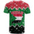 Sudan Christmas T Shirt with Red Green Black Xmas Santa Sleigh and Map - Wonder Print Shop