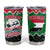 Sudan Christmas Tumbler Cup with Red Green Black Xmas Santa Sleigh and Map - Wonder Print Shop