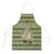 Saint Kitts and Nevis Christmas Apron with Green Red Black Xmas Sailboat and Map - Wonder Print Shop