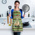 Saint Kitts and Nevis Christmas Apron with Green Red Black Xmas Sailboat and Map - Wonder Print Shop