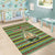 Saint Kitts and Nevis Christmas Area Rug with Green Red Black Xmas Sailboat and Map - Wonder Print Shop