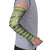 Saint Kitts and Nevis Christmas Arm Sleeves with Green Red Black Xmas Sailboat and Map - Wonder Print Shop