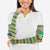Saint Kitts and Nevis Christmas Arm Sleeves with Green Red Black Xmas Sailboat and Map - Wonder Print Shop
