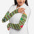 Saint Kitts and Nevis Christmas Arm Sleeves with Green Red Black Xmas Sailboat and Map - Wonder Print Shop