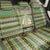 Saint Kitts and Nevis Christmas Back Car Seat Cover with Green Red Black Xmas Sailboat and Map - Wonder Print Shop