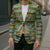 Saint Kitts and Nevis Christmas Blazer with Green Red Black Xmas Sailboat and Map - Wonder Print Shop