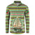 Saint Kitts and Nevis Christmas Button Sweatshirt with Green Red Black Xmas Sailboat and Map - Wonder Print Shop