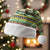 Saint Kitts and Nevis Christmas Santa Hat with Green Red Black Xmas Sailboat and Map - Wonder Print Shop