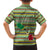 Saint Kitts and Nevis Christmas Family Matching Long Sleeve Bodycon Dress and Hawaiian Shirt with Green Red Black Xmas Sailboat and Map - Wonder Print Shop
