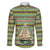 Saint Kitts and Nevis Christmas Family Matching Long Sleeve Bodycon Dress and Hawaiian Shirt with Green Red Black Xmas Sailboat and Map - Wonder Print Shop