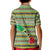 Saint Kitts and Nevis Christmas Kid Polo Shirt with Green Red Black Xmas Sailboat and Map - Wonder Print Shop