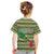 Saint Kitts and Nevis Christmas Kid T Shirt with Green Red Black Xmas Sailboat and Map - Wonder Print Shop
