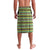 Saint Kitts and Nevis Christmas Lavalava with Green Red Black Xmas Sailboat and Map - Wonder Print Shop