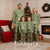Saint Kitts and Nevis Christmas Pajama Set with Green Red Black Xmas Sailboat and Map - Wonder Print Shop
