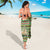 Saint Kitts and Nevis Christmas Sarong with Green Red Black Xmas Sailboat and Map - Wonder Print Shop