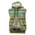 Saint Kitts and Nevis Christmas Sleeveless Hoodie with Green Red Black Xmas Sailboat and Map - Wonder Print Shop
