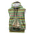 Saint Kitts and Nevis Christmas Sleeveless Zip Hoodie with Green Red Black Xmas Sailboat and Map - Wonder Print Shop