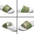 Saint Kitts and Nevis Christmas Slide Sandals with Green Red Black Xmas Sailboat and Map - Wonder Print Shop