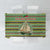 Saint Kitts and Nevis Christmas Tablecloth with Green Red Black Xmas Sailboat and Map - Wonder Print Shop