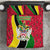Saint Kitts and Nevis Christmas Bedding Set with Red Green Black Xmas Monkey Gift and Coat of Arms - Wonder Print Shop