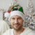 Saint Kitts and Nevis Christmas Santa Hat with Red Green Black Xmas Monkey Gift and Coat of Arms - Wonder Print Shop