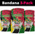 Saint Kitts and Nevis Christmas Neck Gaiter with Red Green Black Xmas Monkey Gift and Coat of Arms - Wonder Print Shop
