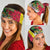 Saint Kitts and Nevis Christmas Neck Gaiter with Red Green Black Xmas Monkey Gift and Coat of Arms - Wonder Print Shop