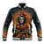 Halloween Skull Baseball Jacket Pumpkin-Themed - Wonder Print Shop