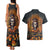 Halloween Skull Couples Matching Tank Maxi Dress and Hawaiian Shirt Pumpkin-Themed - Wonder Print Shop