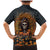 Halloween Skull Family Matching Mermaid Dress and Hawaiian Shirt Pumpkin-Themed - Wonder Print Shop