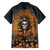 Halloween Skull Family Matching Summer Maxi Dress and Hawaiian Shirt Pumpkin-Themed - Wonder Print Shop