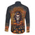 Halloween Skull Family Matching Summer Maxi Dress and Hawaiian Shirt Pumpkin-Themed - Wonder Print Shop