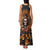 Halloween Skull Family Matching Tank Maxi Dress and Hawaiian Shirt Pumpkin-Themed - Wonder Print Shop