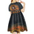 Halloween Skull Kid Short Sleeve Dress Pumpkin-Themed - Wonder Print Shop