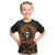 Halloween Skull Kid T Shirt Pumpkin-Themed - Wonder Print Shop