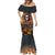 Halloween Skull Mermaid Dress Pumpkin-Themed - Wonder Print Shop