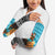Afghanistan Christmas Arm Sleeves with Santa on Flying Carpet Mosque Camels and Desert Sunset Design - Wonder Print Shop